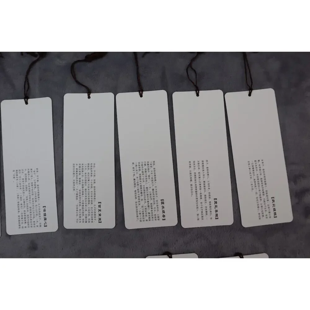 XM Bookmark Chinese Bookmark Set Collection Tassel Fringe Art Drawstring Bag
